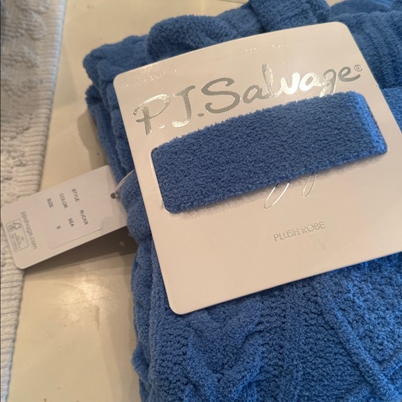 Cozy Cable Knit Robe Cardigan - Blue (Sea) Style: RUCKR - Picture 7 of 11